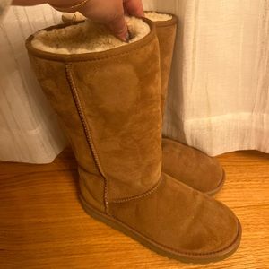 UGG Women's classic tall boots in chestnut